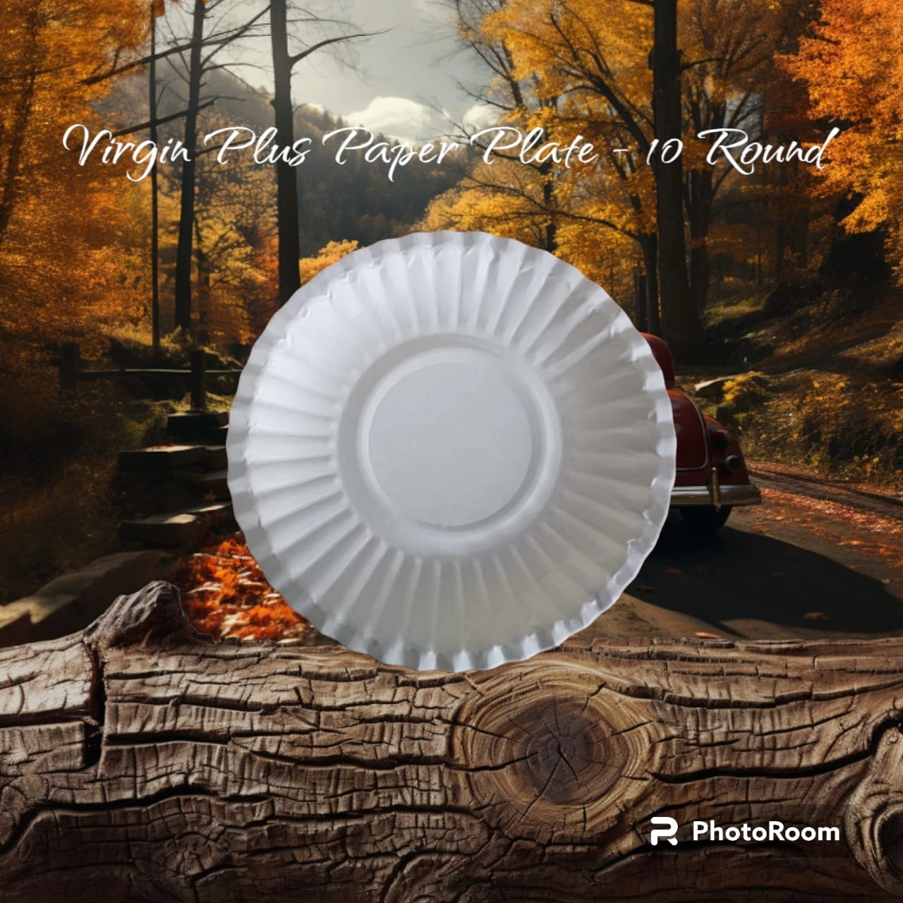 Virgin Plus Paper Plate -10 Round