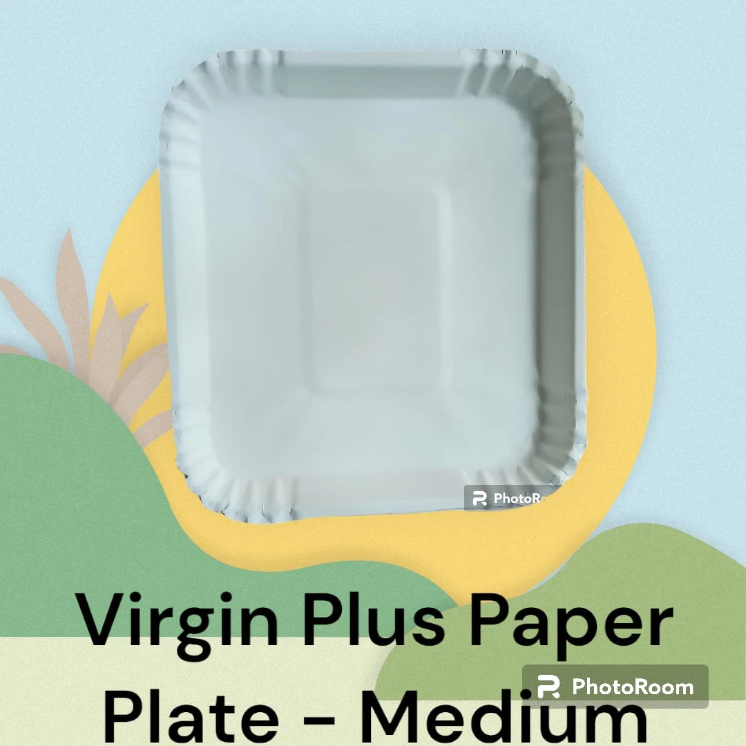 Virgin Plus Paper Plate Medium